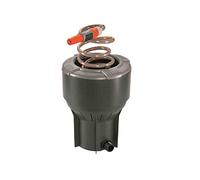 Éléments de conduite d'eau Gardena : permet de capter de l'eau du sol comme l'électricité d'une prise, avec tuyau en spirale et aiguille de nettoyage, aquastop, filetage mâle x 1 Pouce (8253-20)