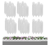 Éléments de délimitation pour bordures de jardin - 10 pièces - Clôture décorative pour pelouse jardin parterre de fleurs Patio route