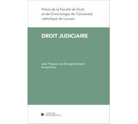 Éléments de droit judiciaire - La compétence et la procédure civile