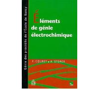 Éléments de génie électrochimique (2e tirage corrigé 1993) - Alain Storck - Technique Et Documentation - broché - Etude