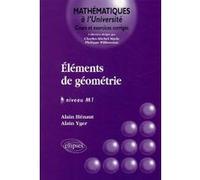 Eléments de géométrie - Niveau M1 Alain Hénaut (Auteur), Alain Yger (Auteur)