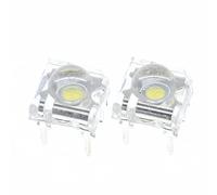Éléments de limitation du courant 10 Pcs 5mm F5 Piranha LED Blanc Rouge Vert Ambre Clair 5mm Diode LED Diodes Électroluminescentes 4 broches Piranha LED Diodos Luminosité (Color : Rot)
