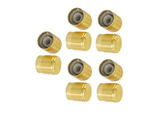 Éléments de limitation du courant 10 pièces résistances variables ton or 6mm arbre moleté diamètre d'insertion. Potentiomètre Potentiomètres Boutons de commande