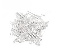 Éléments de limitation du courant 100 PC/Lot 5 MM F3 3mm LED Diode Lumière Assortiment Kit Vert Bleu Blanc Jaune Rouge Composant DIY kit (Color : 3mm White)