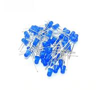 Éléments de limitation du courant 100 PC/Lot 5 MM F3 3mm LED Diode Lumière Assortiment Kit Vert Bleu Blanc Jaune Rouge Composant DIY kit (Color : 3mm Blue)