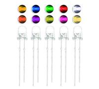Éléments de limitation du courant 100pcs 5mm LED diodes Bleu Violet Orange Jaune Blanc etc LED (Size : Common green)
