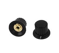 Éléments de limitation du courant 18mm Top Résistances Variables Dia 4mm Arbre Potentiomètre Boutons De Contrôle Du Volume Potentiomètres 2 Pcs