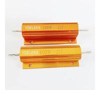 Éléments de limitation du courant 2 pièces 100W Watt 200K Ohm 100W 200KR boîtier en aluminium résistance bobinée