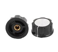 Éléments de limitation du courant 2 pièces résistances variables 6mm trou d'arbre potentiomètre de contrôle du Volume Audio potentiomètres bouton rotatif