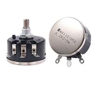 Éléments de limitation du courant 2 pièces WX112 3W potentiomètre bobiné simple tour universel Variable résistance 100-47K Ohm 3Pin bricolage arbre potentiomètres Kit (Size : 22K Ohm)