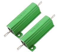 Éléments de limitation du courant 2 x résistances bobinées à boîtier en aluminium 50W 1K Ohm 5% montées sur châssis (2 x chasis montado 50W 1K Ohm 5% Aluminio Resistencias bobinadas
