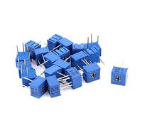 Éléments de limitation du courant 20 pièces Potentiomètre Trimmer Résistance Variable 3362P-502 3362P-504 (20Pist Potenciómetro Resistencia Variable Trimmer 3362P-502 3362P-504