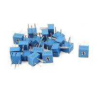 Éléments de limitation du courant 20pcs 500V Résistances Fixes 1K Ohm Turn Square Résistances Cermet Trimmer Potentiomètre