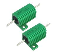 Éléments de limitation du courant 25W 0,2 Ohm Résistances bobinées en aluminium montées sur robinet à vis 2 pièces (25W 0,2 Ohm Tornillo Grifo montado Aluminio Resistencias bobinadas 2 PC