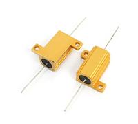 Éléments de limitation du courant 2pcs 10W 1.8K Ohm Resistance Value Châssis Mount Aluminium Clad Resistances (2Pcs 10W 1.8K Ohm Resistance Value Châssis Mount Aluminium Clad Resistances