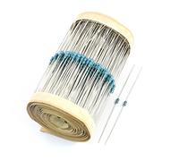 Éléments de limitation du courant 300 pièces 3x2mm résistances fixes corps 1/8W 1% 2.2K Ohm axia-l résistances métalliques au plomb résistances à Film