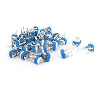 Éléments de limitation du courant 35 Pcs Résistances Fixes À Travers Le Trou Cermet Trimmer Pot Potentiomètre Résistance Résistances 200K Ohm