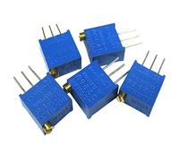 Éléments de limitation du courant 5 pièces 3296W potentiomètre 10Ohm-2M Ohm résistance réglable multi-tours kit de potentiomètres ajustables 1K 2K 5K 10K 100K 103 100R (Size : 100 Ohm)