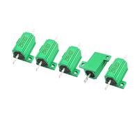 Éléments de limitation du courant 5 pièces composants passifs verts dissipateur thermique aluminium logé 25 watts 6.8 ohms condensateurs résistances bobinées