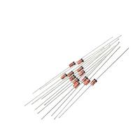 Éléments de limitation du courant 50 pcs/lot 1N4752A diode Zener 33 V Tube en verre droit 1 W diode stabilisée 36 v 1 w 1N4753A (Color : 1n4752a-33v)
