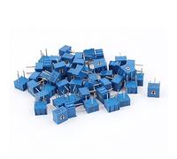 Éléments de limitation du courant 50pcs Potentiomètre Réglable Trimmer Résistance Variable 3362P-504 500K Ohm