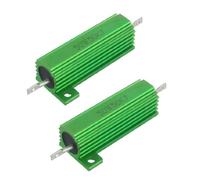 Éléments de limitation du courant 50W 50K Ohm Résistances bobinées en aluminium montées sur robinet 2 pièces (50W 50K Ohm Tornillo Grifo montado Aluminio Resistencias bobinadas 2 PC