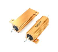Éléments de limitation du courant 50W 750 Ohm axia-l Résistance bobinée en aluminium plaqué or 2 pièces (50W 750 Ohm axia-l Résistance bobinée en aluminium plaqué or ton 2 pièces