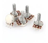 Éléments de limitation du courant B100K 100K résistances variables Ohm 3 bornes potentiomètre conique linéaire potentiomètres 5 pièces