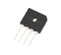 Éléments de limitation du courant Diode de redressement de pont, GBU808 8A 800V Diodes électroniques au silicium, 4 broches (Size : 50Pcs)