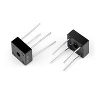 Éléments de limitation du courant Diode de redressement de pont, KBPC606 Diodes électroniques au silicium 6A 600V, 4 broches (Size : 100Pcs)