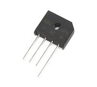 Éléments de limitation du courant Diode de redressement de pont, KBU1010 Diodes électroniques au silicium 10A 10V, 4 broches (Size : 100Pcs)