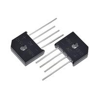 Éléments de limitation du courant Diode de redressement de pont, KBU1510 15A 1000V Diodes électroniques au silicium, 4 broches (Size : 50Pcs)