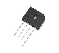 Éléments de limitation du courant Diode de redressement de pont, KBU808 8A 800V/ KBU810 8A 1000V, Diodes électroniques au silicium, 4 broches (Color : 20pcs, Size : KBU808)