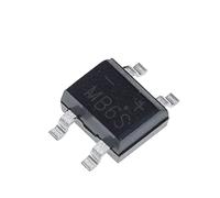 Éléments de limitation du courant Diode de redressement de pont, MB6S 0,5 A 600 V Diodes électroniques au silicium, 4 broches (Color : 20pcs)