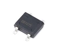 Éléments de limitation du courant Diode de redressement de pont, SMD DB107S, DIP-4 DB107 Diodes électroniques au silicium 1A 1000V (Color : 100pcs, Size : DB107)