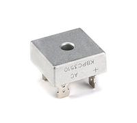 Éléments de limitation du courant Diode triphasée de pile de pont de redresseurs de PWM, boîtier en aluminium en métal de GBU406 35A 1000V (Size : One Size)