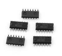 Éléments de limitation du courant HC00 14 broches résistances fixes PCB montage en Surface SMD SMT IC LCD résistance de puissance puce matrices puce 5 pièces