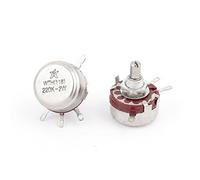 Éléments de limitation du courant WTH 220K résistances variables Ohm 2W 4 bornes potentiomètres coniques rotatifs potentiomètre 2 pièces