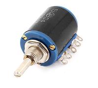 Éléments de limitation du courant WXD3-12 4K7 résistances variables ohm 4mm arbre multitours potentiomètres à fil rotatif potentiomètre bobiné