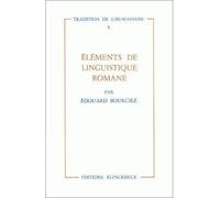 Eléments de linguistique romane