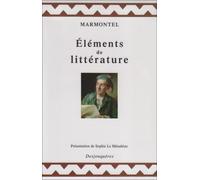 Eléments de littérature