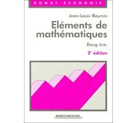 Eléments de mathématiques, 2e édition, tome 1