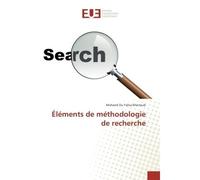 Éléments de méthodologie de recherche - Mohand Ou Yahia Kherroub - Universitaires Europeennes - broché - Manuel