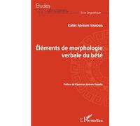 Eléments de morphologie verbale du bété