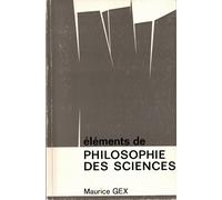 Elements De Philosophie Des Sciences