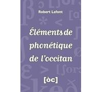 Eléments de phonétique de l'occitan