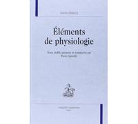 Eléments de physiologie