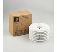 Éléments de remplacement pour distributeur d eau automatique animaux compagnie Filtre triple amélioré au charbon actif noix coco Compatible avec les fontaines à Fleur