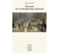 Éléments de Sociolinguistique générale