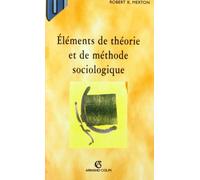 Eléments de théorie et de méthode sociologique